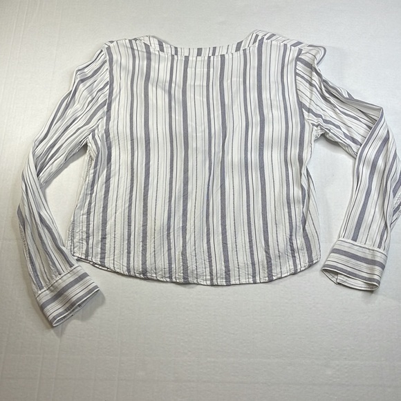 Rails Grace Patriot Stripe Lace Front Top Medium - Picture 12 of 13